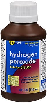 Sunmark – Hydrogen Peroxide Solution 3% USP – 4 FL OZ