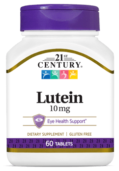 21st Century Lutein 10 mg – 60 Tablets