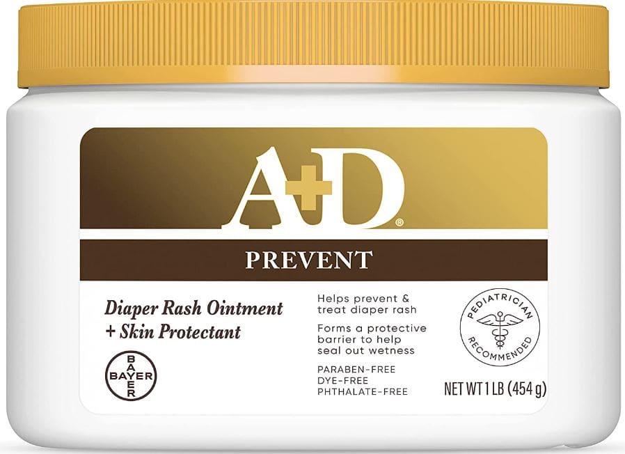 A+D Prevent – Original Ointment – Diaper Rash Ointment + Skin Protectant – 1 LB