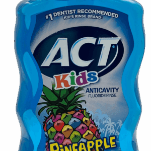 ACT Kids – Anticavity Fluoride Rinse – Pineapple Punch – 16.9 FL OZ