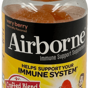 Airborne Immune Support Supplements – Very Berry Naturally Flavored – 21 Ct