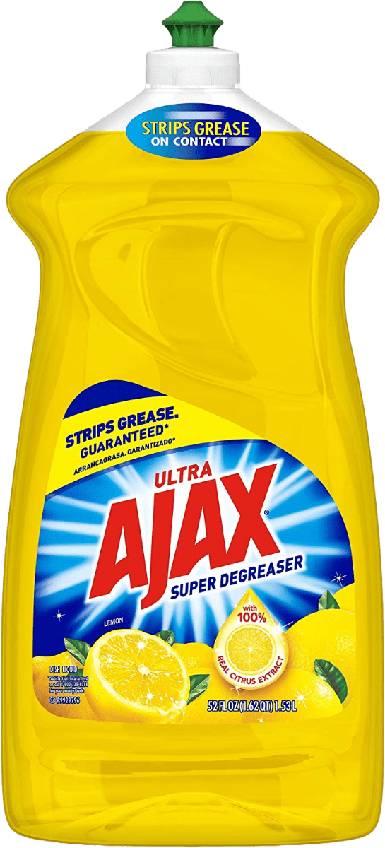 Ajax Ultra Bleach Alternative – Lemon Dish Liquid – 52 FL OZ