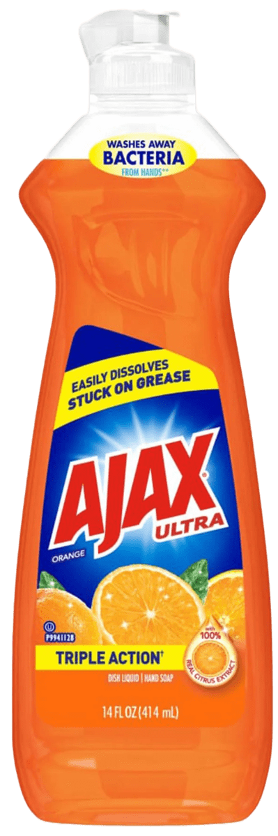 Ajax Ultra Bleach Alternative – Orange Dish Liquid – 14 FL OZ