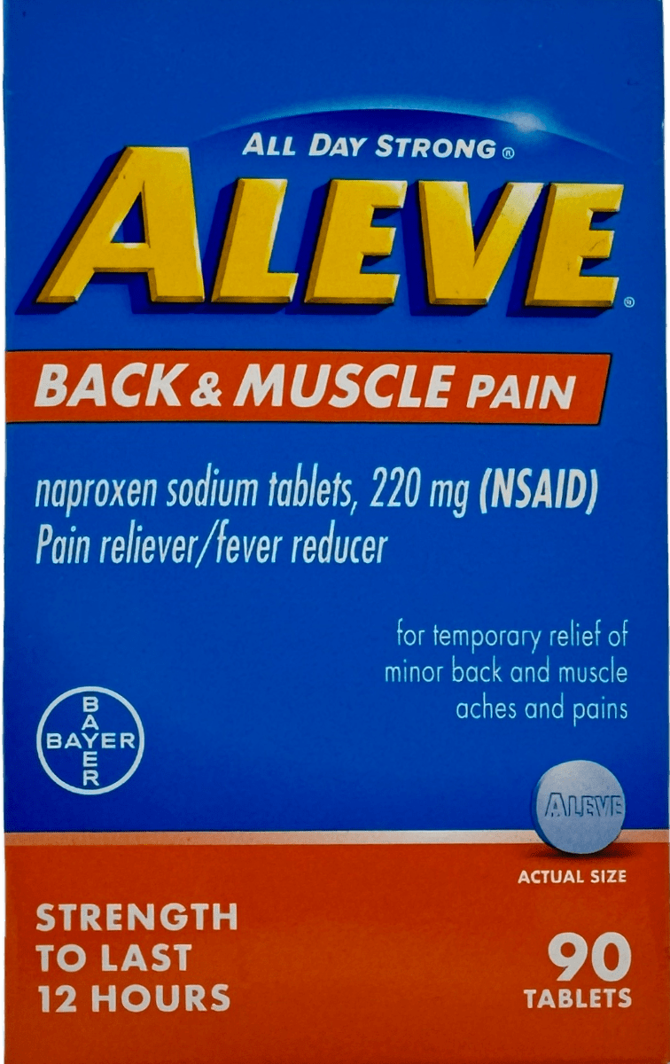 Aleve Back & Muscle Pain – 90 Tablets