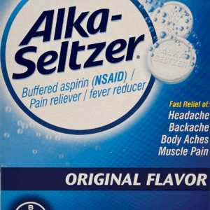 Alka-Seltzer – Original Flavor – 72 Effervescent Tablets