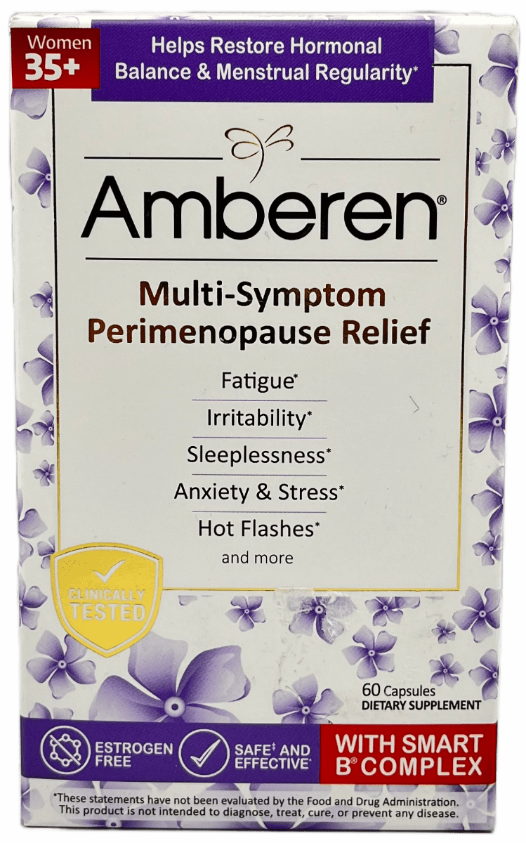 Amberen Multi-Symptom Perimenopause Relief Capsules – 60 Ct