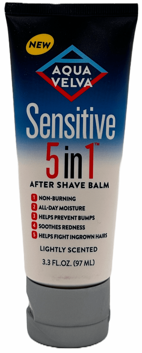 Aqua Velva – Sensitive 5 in 1 – After Shave Balm – 3.3 FL OZ