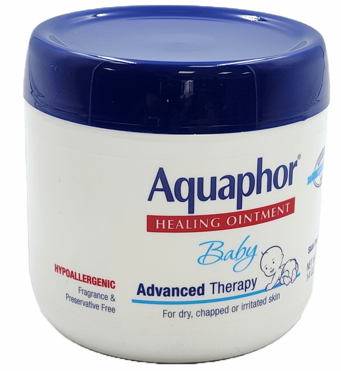 Aquaphor Healing Ointment – Baby Advanced Therapy – Hypoallergenic – 14 OZ
