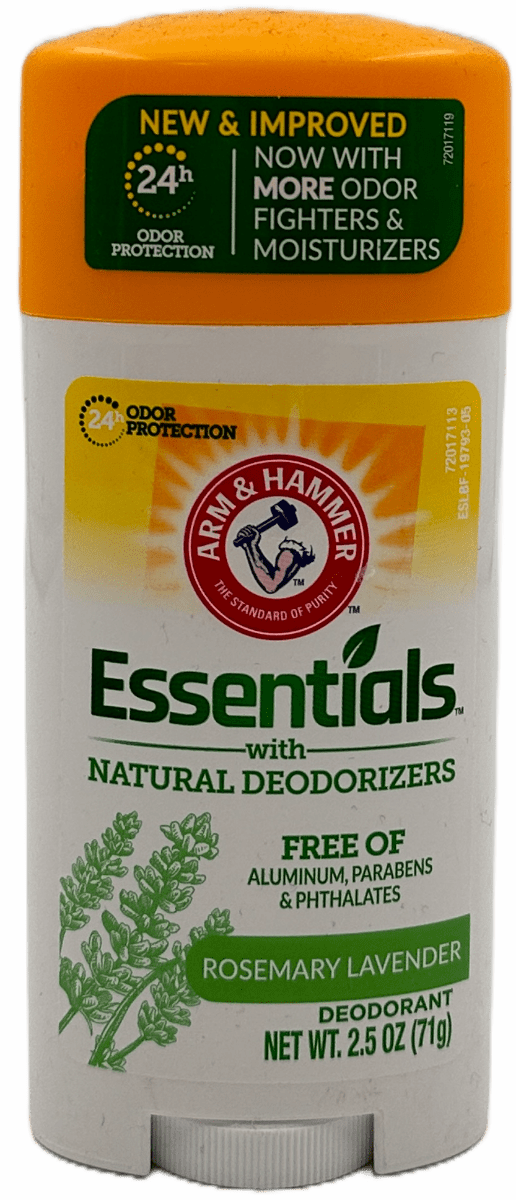 Arm & Hammer – Essentials with Natural Deodorizers – Rosemary Lavender- 2.5 OZ