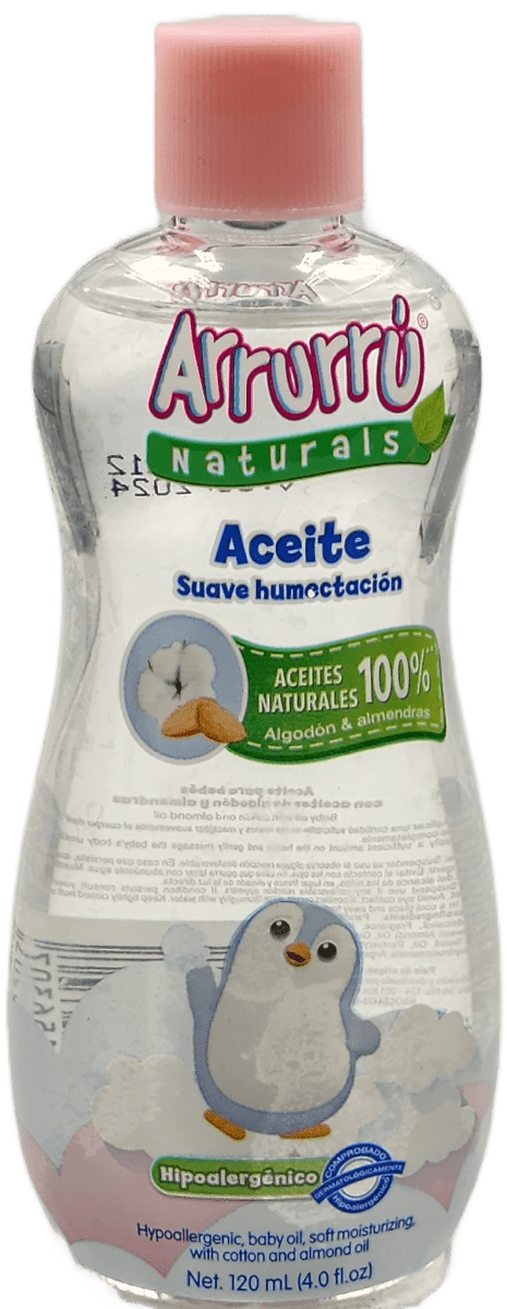 Arrurru Naturals – Aceite Suave Humactacion – 4 FL OZ