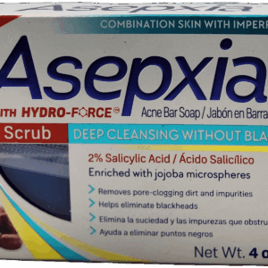 Asepxia Acne Bar Soap – Scrub – 4 OZ