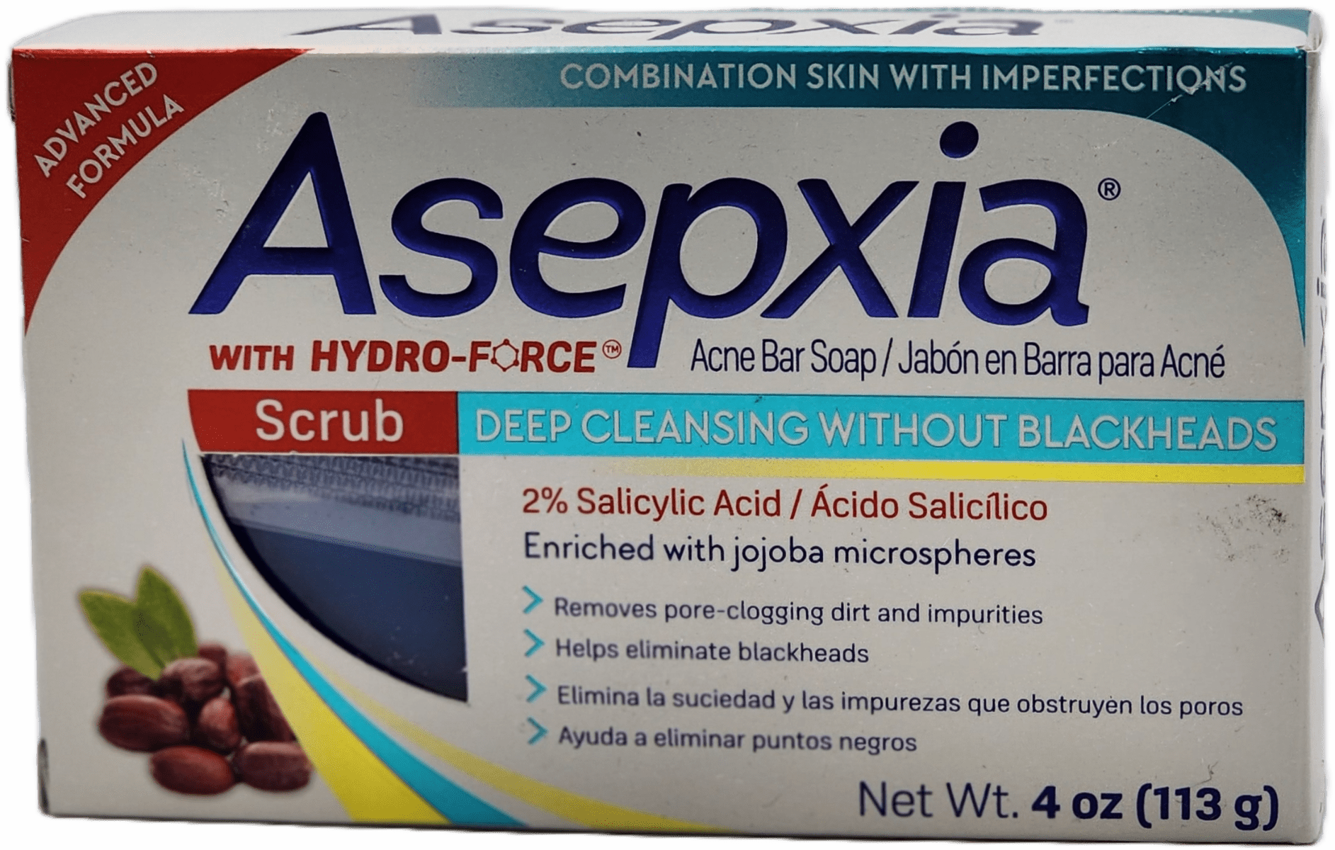 Asepxia Acne Bar Soap – Scrub – 4 OZ