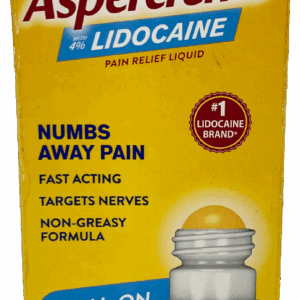 Aspercreme Roll-On – Lidocaine Pain Relief Liquid – 2.5 FL OZ