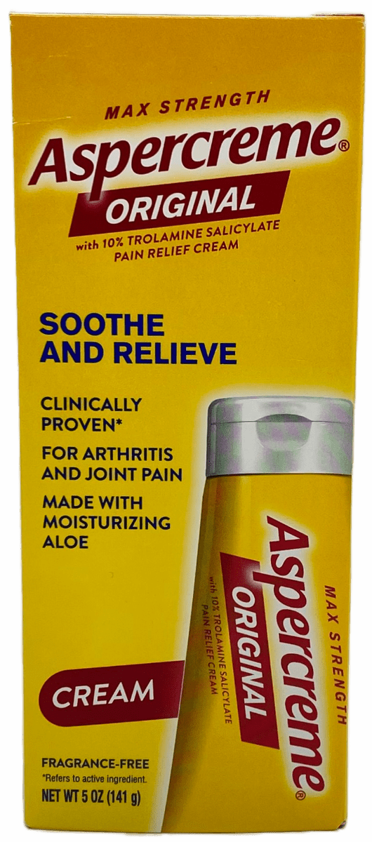 Aspercreme – Soothe and Relieve Cream – Max Strength – 5 OZ