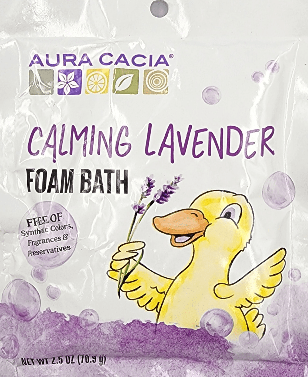 Aura Cacia – Calming Lavender Foam Bath – 2.5 OZ