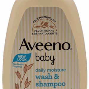Aveeno Baby – Daily Moisture Wash & Shampoo – Oat Extract – 18 FL OZ