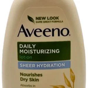 Aveeno – Daily Moisturizing Lotion – Sheer Hydration – 18 FL OZ