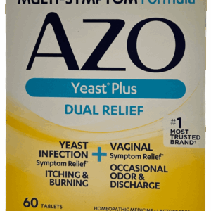 Azo Yeast Plus Dual Relief – 60 Tablets
