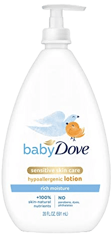 Baby Dove Hypoallergenic Lotion – Rich Moisture – 20 FL OZ