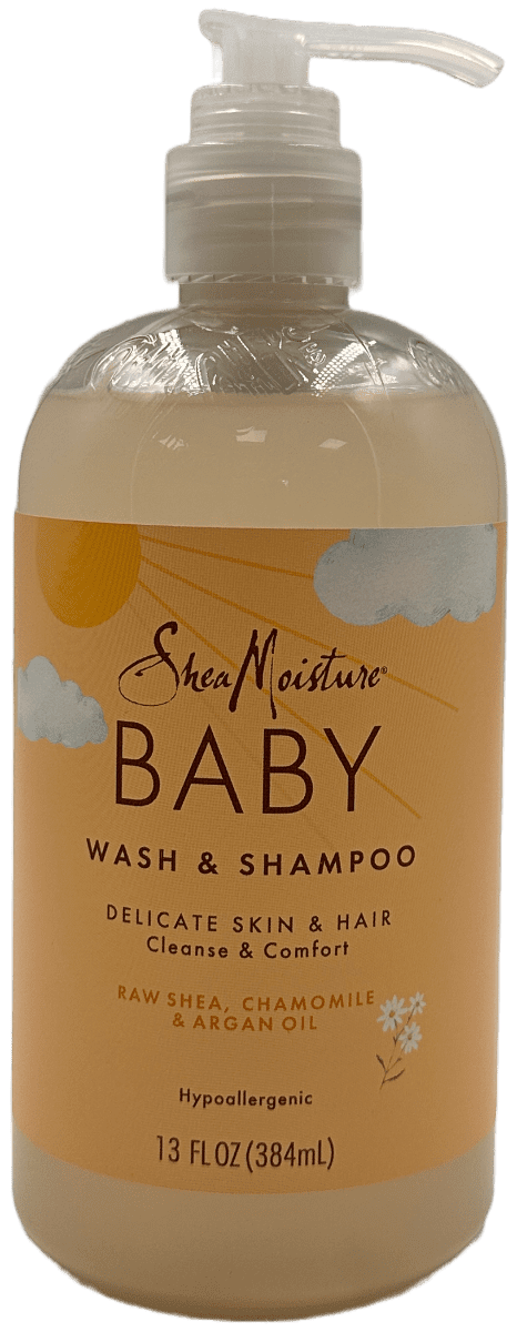 Shea Moisture Baby Wash & Shampoo – Raw Shea, Chamomile & Argan Oil – 13 FL OZ