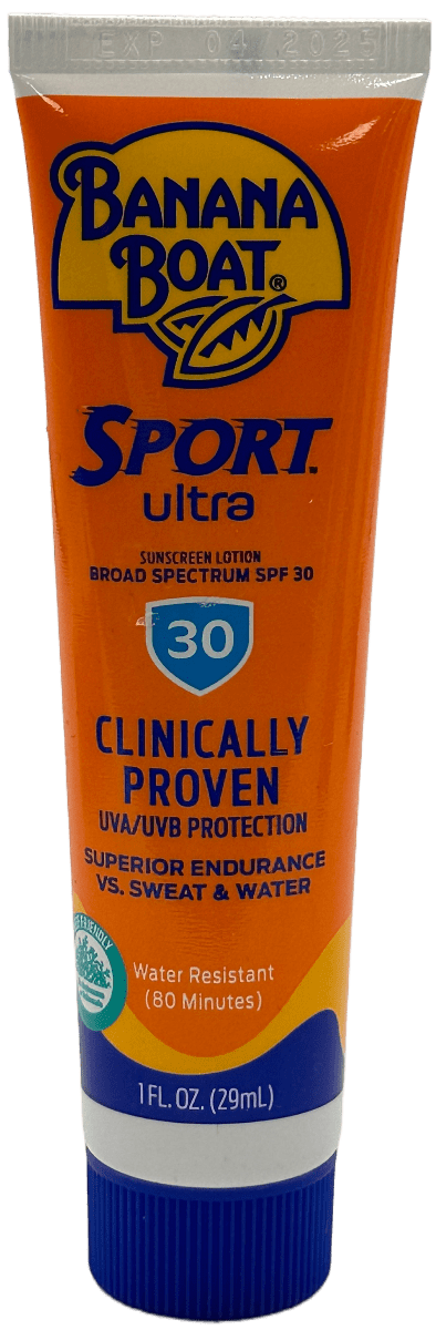 Banana Boat Sport Ultra Sunscreen Lotion – SPF 30 – 1 FL OZ