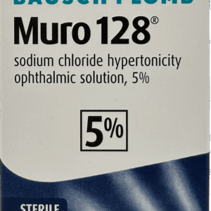 Bausch+Lomb Muro 128 Ophthalmic Solution 5% – 1/2 FL OZ