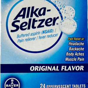 Bayer – Alka Seltzer – Orignal Flavor – 24 Effervescent Tablets