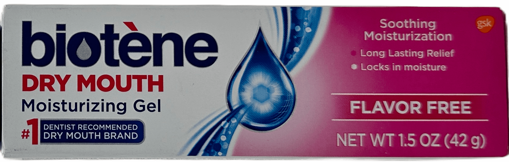 Biotene Dry Mouth Moisturizing Gel – Flavor Free – 1.5 OZ