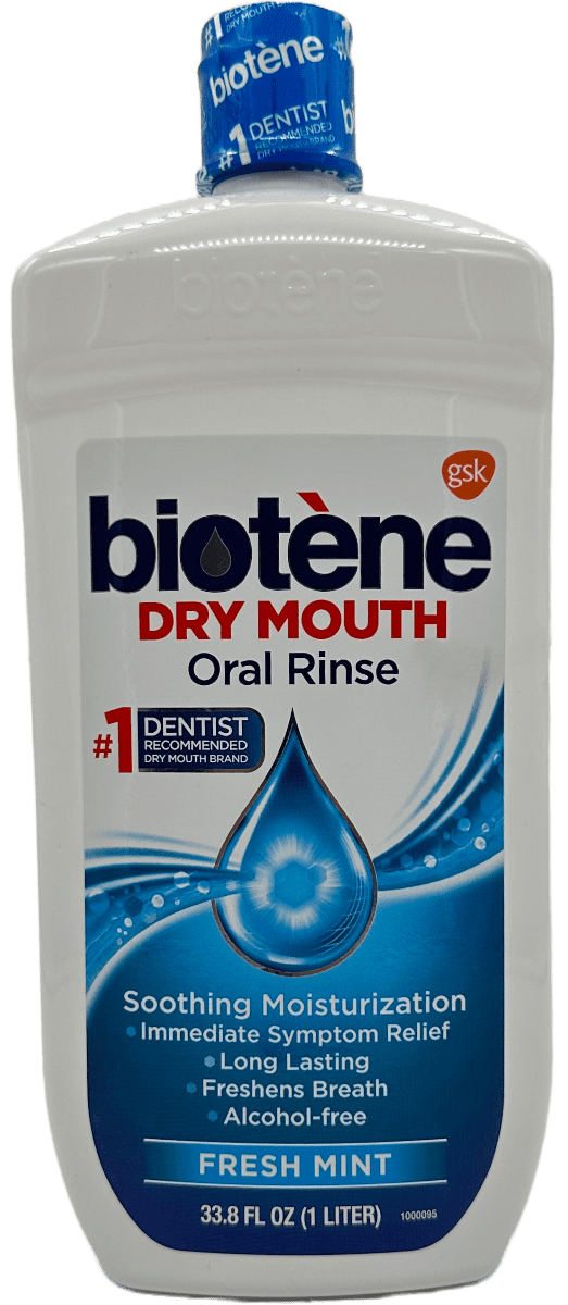 Biotene Dry Mouth Oral Rinse – Fresh Mint – 33.8 FL OZ