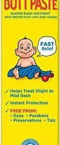 Boudreaux’s Butt Paste Diaper Rash Ointment – Original – 4 OZ (113 g)