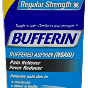 Bufferin Aspirin 325 mg Tablets – Regular Strength – 130 Ct
