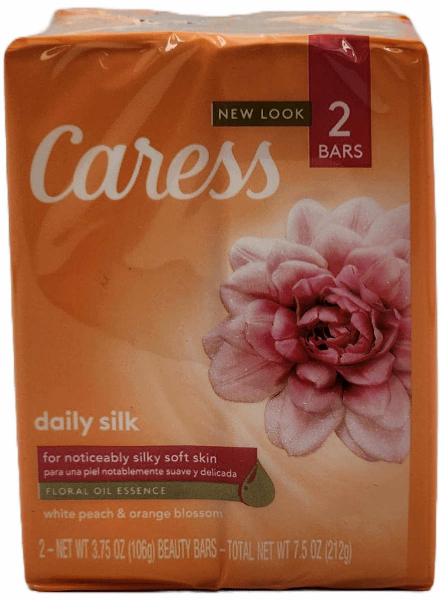 Caress daily silk Beauty Bar Soap – Floral Oil Essence – 2 Bars