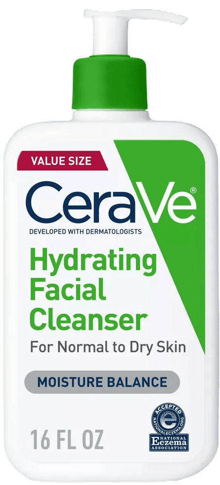CeraVe Hydrating Facial Cleanser – Normal To Dry Skin – 16 FL OZ