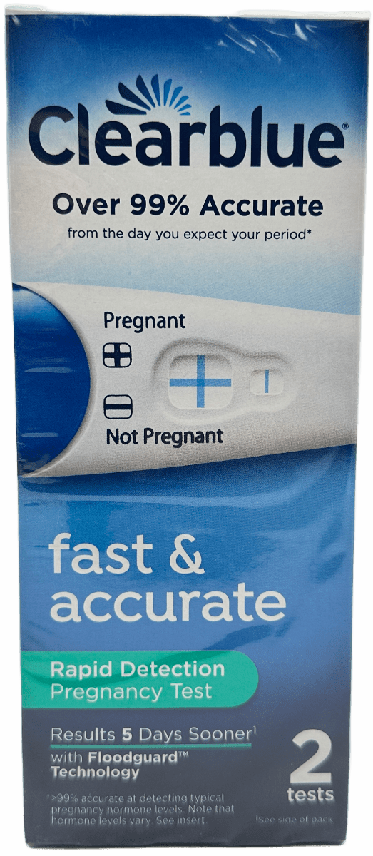 Clearblue Rapid Detection Pregnancy Test – 2 Tests
