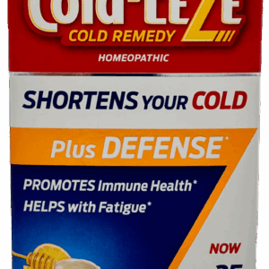 Cold-Eeze Cold Remedy Lozenges – Natural Honey Lemon Flavor – 25 Ct