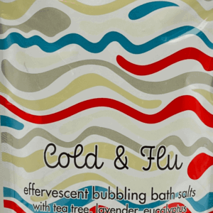 Cold & Flu – Effervescent Bubbling Bath Salts – 12 Oz