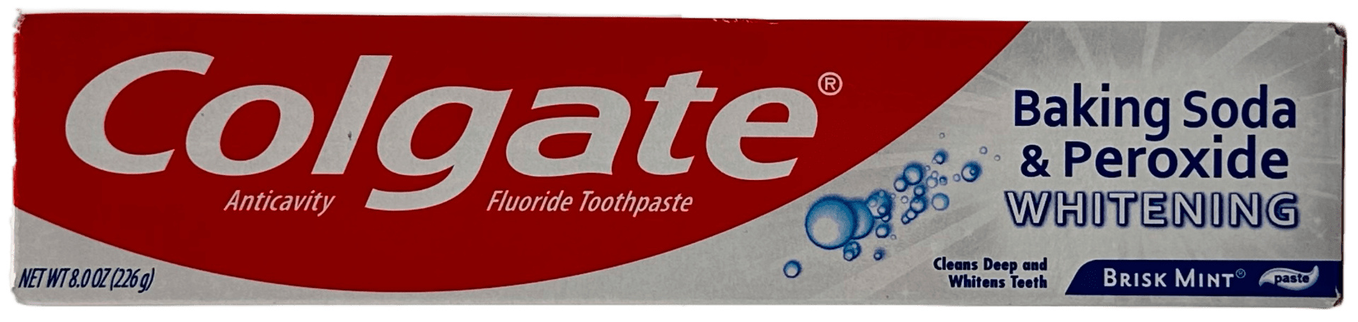 Colgate Baking Soda & Peroxide Whitening Toothpaste – Brisk Mint – 8.0 OZ