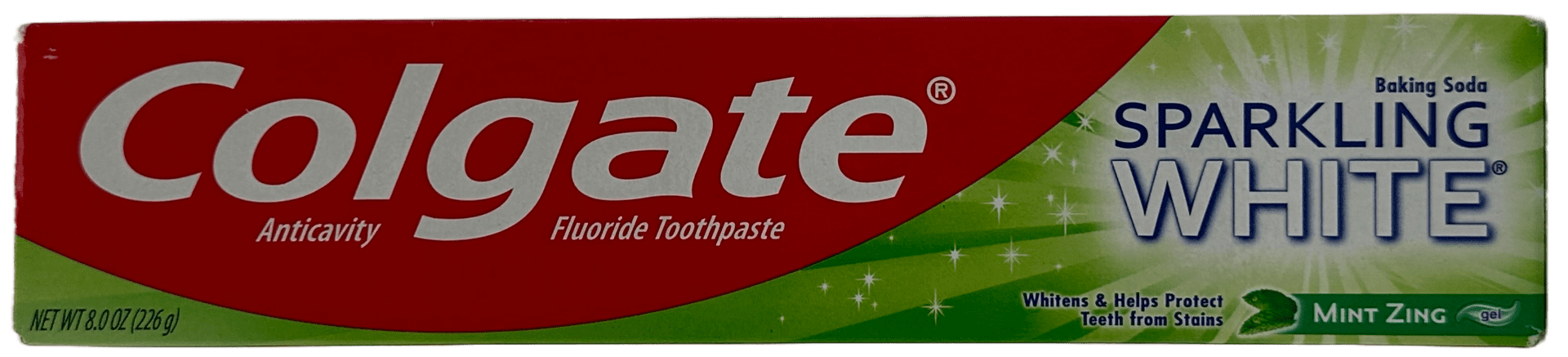 Colgate Sparkling White Toothpaste – Mint Zing Gel – 8.0 OZ
