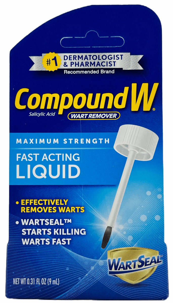 Compound W – Wart Remover Liquid – Maximum Strength – 0.31 FL OZ