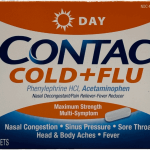 Contac Cold + Flu Maximum Strength – Day – 24 Caplets