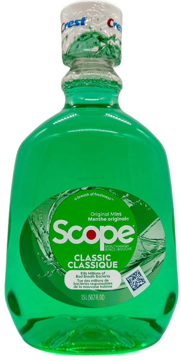 Crest – Scope Classic Mouthwash – Original Mint – 50.7 FL OZ