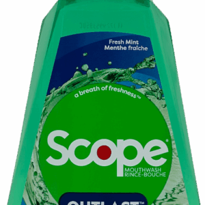 Crest – Scope Outlast Mouthwash – Fresh Mint – 33.8 FL OZ