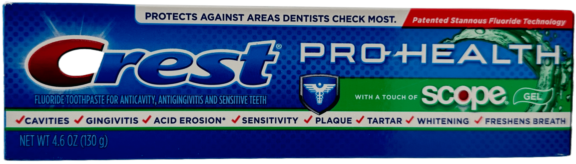 Crest Pro Health Toothpaste – Scope Gel – 4.6 OZ