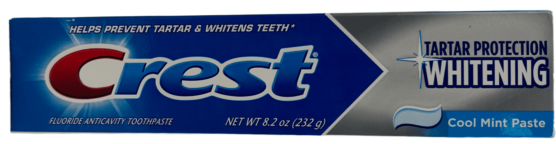 Crest Whitening Toothpaste – Tartar Protection – Cool Mint – 8.2 OZ