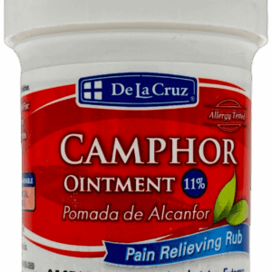 De La Cruz Camphor 11% Ointment – 2.5 OZ