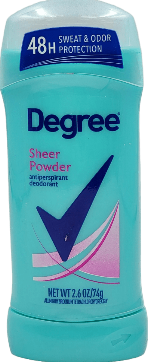 Degree Antiperspirant Deodorant – Sheer Powder – 2.6 OZ