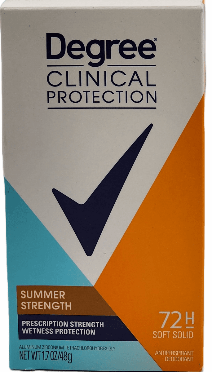 Degree Clinical Protection Antiperspirant Deodorant – Summer Strength – 1.7 OZ