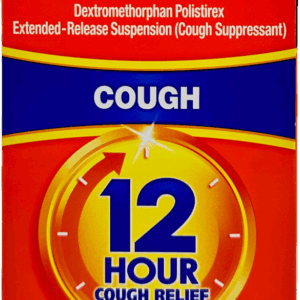Delsym Cough Relief Syrup – Orange Flavored Liquid – 5 FL OZ