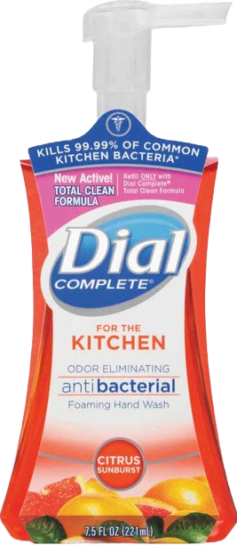 Dial Complete – Foaming Antibacterial Handwash – Citrus Sunburst Scent – 7.5 FL OZ