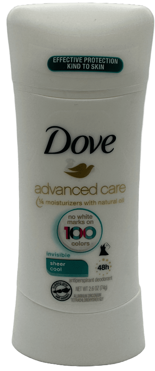 Dove Advanced Care Antiperspirant Deodorant – Invisible Sheer Cool – 2.6 OZ